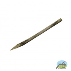 Ronde paal (geschild)