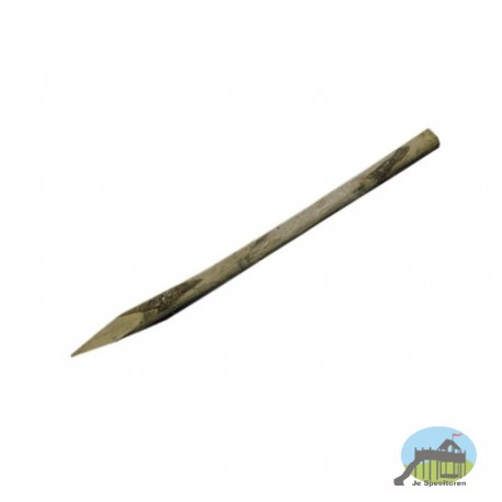 Ronde paal (geschild)